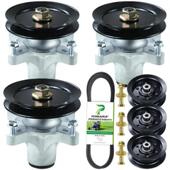 POSEAGLE front view spindle assembly showing solid fit and alignment benefit