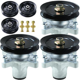 POSEAGLE spindle assembly front view showing mount holes and fit benefit
