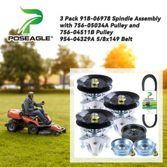 POSEAGLE close-up of grease zerk on spindle for easy lubrication and longer life