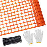 PotatoLife front view of orange mesh roll showing product and benefit of visibility
