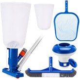 Potchen front view of kit showing all four tools for quick pool maintenance