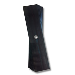 Power Trim close-up of blade edge showing heat-treated surface for long life