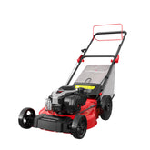 PowerSmart front view showing deck and handle for efficient mowing