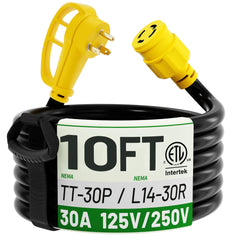POWGRN front connector view showing rugged plug and secure fit for safer hookups