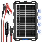 POWOXI front solar panel on flat surface showing compact design and easy placement