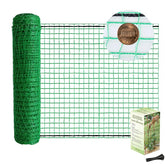 POYEE front view of 5x100ft mesh showing size and packaging, protects garden perimeter