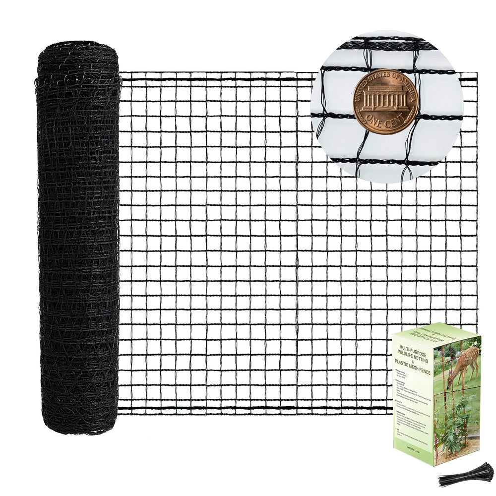 POYEE front view of rolled 5x100ft netting showing compact packaging and quick setup benefit