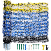 PPOLB front view of blue electric netting showing visible safety boundary