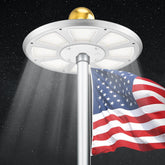 PPQ front view of flag light showing clean design and bright benefit
