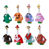 PRALENA front packaging showing all eight seasonal goose outfits, easy storage benefit
