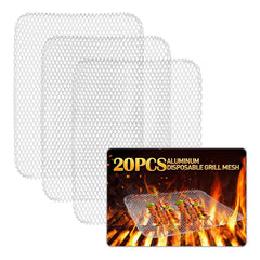PRC STANDARD front packaging showing 20 disposable grill toppers and easy cleanup benefit