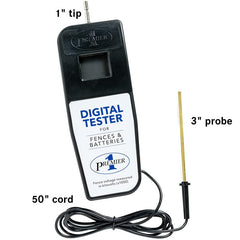 Premier 1 Supplies clear LCD close-up showing volts and kilovolts for accurate readings