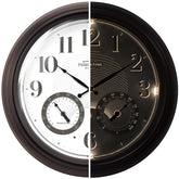 Presentime front view of clock showing clear face and hands for easy time reading