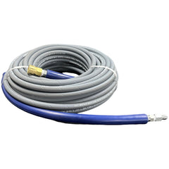 Pressure-Pro front view of hose packaging showing product and length benefits