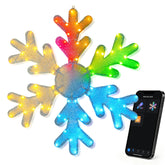 Probro snowflake front view showing LED pattern and decorative benefit
