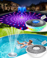 ProSplash front view showing dual fountain design and benefits of daytime spray
