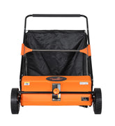Provoonsint front view displaying 26-inch sweeper for fast yard cleanup