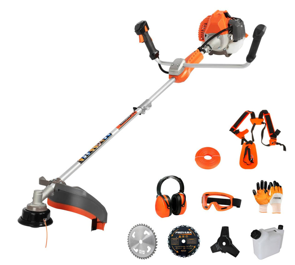 PROYAMA front view with handle showing control layout and durable build