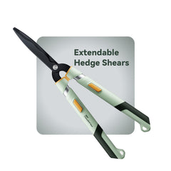 PrunePro front view showing full shears and benefits of reach