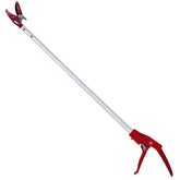 Prunrt front packaging showing pole pruner and benefits of reach