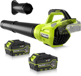 PULITUO front view of cordless blower showing compact design and power