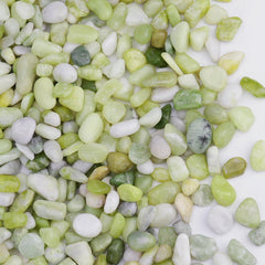 Pulovin front packaging showing bag of jade pebbles and weight benefits