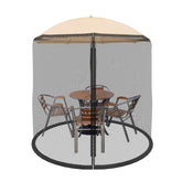 Pure Garden front view of umbrella net showing full insect protection benefit