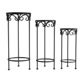 Pure Garden three-stand front view showing elegant display and space-saving benefit