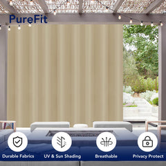 PureFit textile texture detail showing breathable, UV-resistant weave