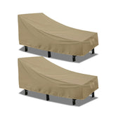 PureFit front view of chaise lounge cover protecting furniture from weather