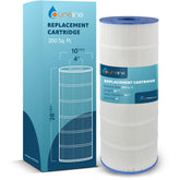 Pureline front view of replacement cartridge showing fit and improved filtration benefit