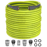 Purilitzs hose and kit front view showing complete package and easy setup benefit