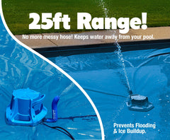 Push Industries FlexiSpout installed on a pump showing easy attachment and fit