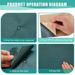 Pushglossy strip cut to size demonstrating easy customization for different tear sizes