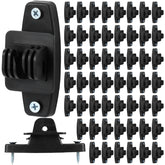 Pushglossy front view of 100 insulators and screws showing bulk packaging and value