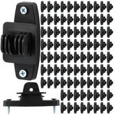 Pushglossy front pack of 200 black insulators and 400 screws showing kit convenience