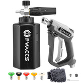 PWACCS front view of foam cannon showing compact profile and durable build benefits