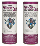 Python two-pound container front view showing label and resealable lid for easy storage