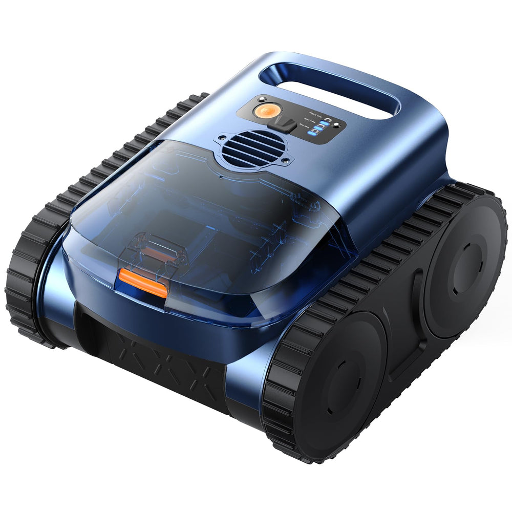 QGeeM front view showing unit and packaging, highlights durability