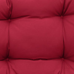 QILLOWAY loveseat cushion installed on wicker sofa demonstrating comfortable seating upgrade