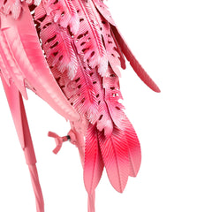 QNGCOLRCY flamingo in garden setting adding playful charm to outdoor space