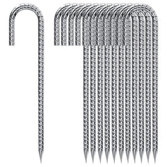 QNLONG front view of 20-pack stakes showing packaging and product durability