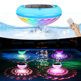 QOLNBY front view of floating lights showing bright colorful glow and mood enhancement