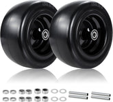 Qualipo front assembled wheel showing full tire and rim, durable replacement