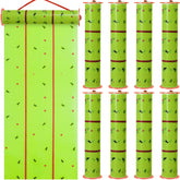 Qualirey front packaging showing 8 fluorescent green fly trap rolls and benefits