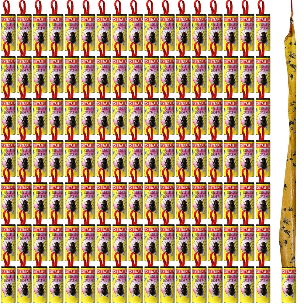Qualirey front packaging showing 160 yellow fly strips for bulk protection