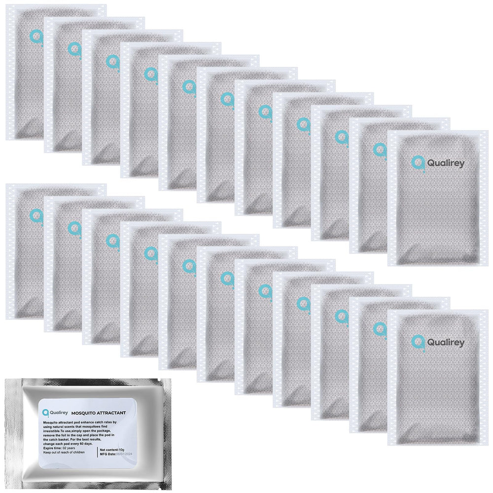 Qualirey front packaging showing 22-pack and benefits for home protection