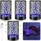 Qualirey front view bug zapper showing compact design and quiet operation