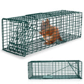Qualirey front view of two green traps showing ready-to-use benefit