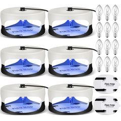 Qualirey front view six-pack showing compact traps and easy placement benefit